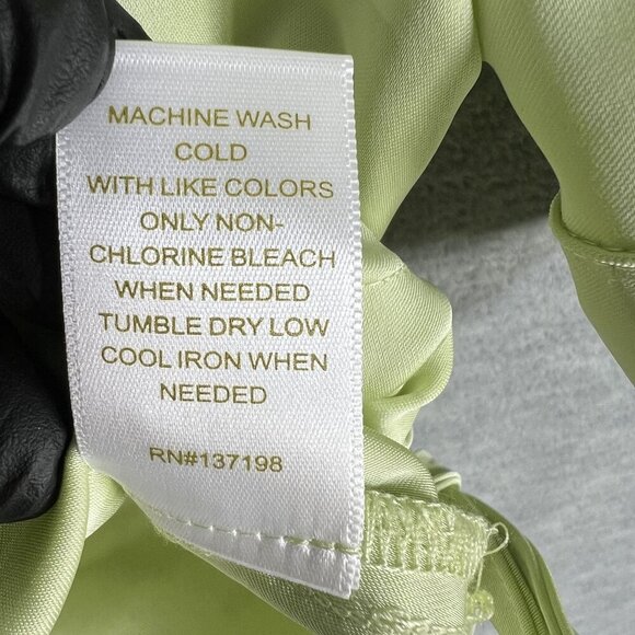 House Of Harlow 1960 NWT S Kelly Green 2 Piece Set Crop Top Wide Leg Pant Hippie - Picture 14 of 16